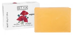 Styx Naturcosmetic Мило для волосся та тіла з маком Poppy Hair & Body Soap