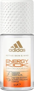 Adidas Дезодорант-антиперспірант кульковий для жінок Active Skin & Mind Energy Kick Deodorant Roll-On