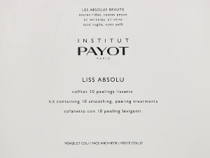 Payot Набір Liss Absolute (f/peeling/10x5g + f/lot/10x10ml + f/mask/10x20g) *