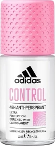 Adidas Дезодорант-антиперспірант кульковий для жінок Control 48H Anti-Perspirant Deodorant Roll-On