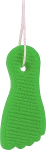 Titania Пемза для ног, 3000/10S, зеленая Pumice Sponge Foot