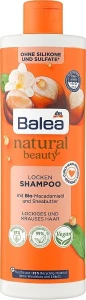 Шампунь для волос с органическим маслом макадамии и маслом ши - Balea Natural Beauty Shampoo Organic Macadamia Oil And Shea Butter, 400ml