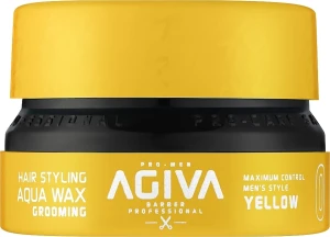 Agiva Воск для укладки волос Styling Hair Aqua Wax Grooming Yellow 04