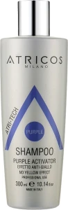 Atricos Шампунь для волосся "Пурпурний активатор" Purple Activator No Yellow Effect Shampoo