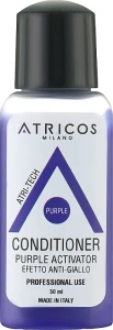 Atricos Кондиционер для волос "Пурпурный активатор" Purple Activator No Yellow Effect Conditioner (мини)