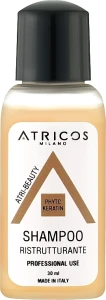 Atricos Шампунь с фитокератином для реструктуризации волос Restructuring Shampoo (мини)
