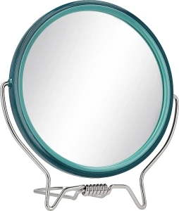 Titania Зеркало двухстороннее для бритья мужское, 12.5 см, зеленое