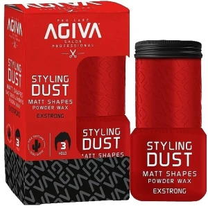 Agiva Пудра для волос Styling Dust Powder Wax Exstrong Red