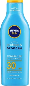 Nivea Сонцезахисне молочко "Захист і засмага" Sun Protect & Bronze Sun Milk SPF30