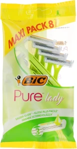 BIC Жіночий станок для гоління "Pure 3 Lady", 8 шт.