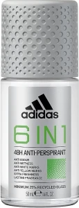 Adidas Дезодорант-антиперспірант кульковий 6 in 1 48H Anti-Perspirant