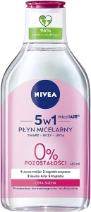 Nivea Міцелярна вода для сухої та чутливої шкіри MicellAir Skin Breathe Micellar Water
