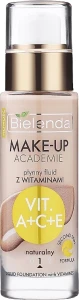 Bielenda Make-Up Academie Liquid Foundation With Vitamines Рідкий тональний флюїд з вітамінами А+С+Е