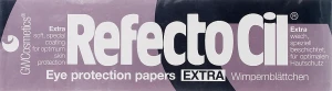RefectoCil Бумажные лепестки под ресницы (80шт) Eye Protection Papers Extra
