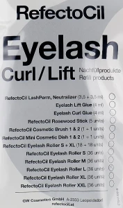 RefectoCil Ролики для завивки (L) Eyelash Perm