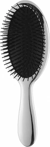 Janeke Щітка для волосся 22x7 см, хром Chromium Hair Brush