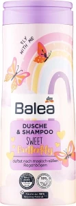 Balea Дитячий шампунь-гель для душу Kids Shower & & Shampoo Sweet Butterfly