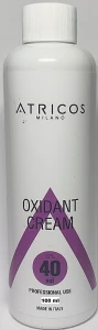 Оксидант-крем для фарбування та освітлення пасом - Atricos Oxidant Cream 40 Vol 12%, 100ml