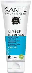 Sante Освіжальний крем-пілінг для обличчя Refreshing 3in1 Cream Peeling Aloe Vera & Lavagestein