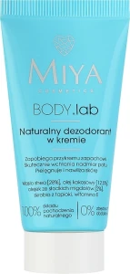 Miya Cosmetics Кремовый дезодорант Body Lab
