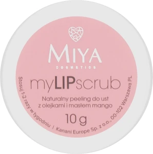 Miya Cosmetics Скраб для губ с маслом манго myLIPscrub