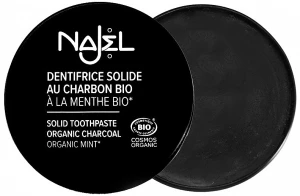 Najel Зубна паста з органічним вугіллям Organic Charcoal Solid Toothpaste