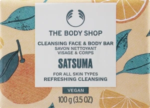 The Body Shop Мило для обличчя й тіла Satsuma Cleansing Face & Body Bar