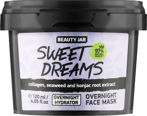 Beauty Jar Нічна маска для обличчя "Солодкі сни" Overnight Face Mask