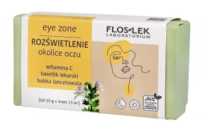 Floslek Набір Eye Zone Brightening Around The Eyes (eye/gel/10g + eye/cr/15ml)