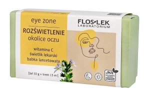 Floslek Набор Eye Zone Brightening Around The Eyes (eye/gel/10g + eye/cr/15ml)