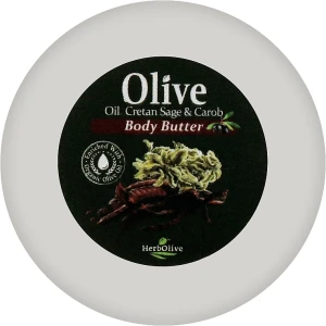 Madis Масло для тіла з екстрактом ріжкового дерева та шавлією HerbOlive Body Butter (міні)