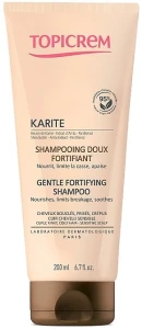 Topicrem М'який зміцнювальний шампунь для волосся з маслом ши Karite Gentle Fortifying Shampoo