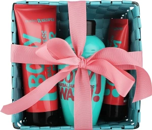 Mades Cosmetics Набір Herbal Happiness (b/butter/200ml+h/cr/100ml+sh/gel/350ml)