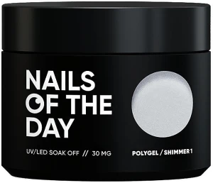 Nails Of The Day Полигель с шиммером мелкозернистый Polygel Shimmer