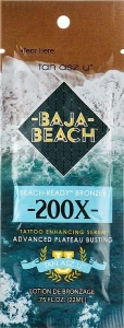 Tan Asz U Крем для солярію з бронзантами Baja Beach 200X Beach-Ready Bronzer (пробник)