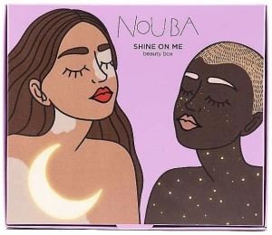 NoUBA Shine On Me Gift Set Nude (mascara/9ml + lipstick/6ml + highlighter/30ml) Набір "Shine On Me Nude"