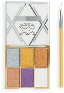 XX Revolution Mixxed Metals Water Liner Palette Палетка для макияжа