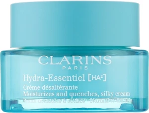 Clarins Дневной крем для нормальной и сухой кожи лица Hydra-Essentiel Moisturizes And Quenches Silky Cream Normal To Dry Skin