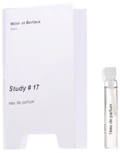 Miller et Bertaux Study #17 Парфюмированная вода (пробник), 2ml