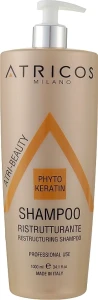 Atricos Шампунь з фітокератином для реструктуризації волосся Phyto Keratin Restructuring Shampoo