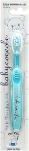 Babycoccole Зубная щетка для детей, голубая 6-36м Toothbrush