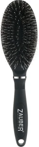 Zauber Расческа-щетка для волос овальная, 06-024, черная