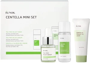 IUNIK Набір мініатюр Centella Mini Set (toner/25 ml + ser/15ml + cr/15ml