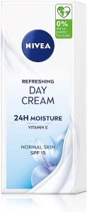 Nivea Освежающий дневной крем SPF 15 "Интенсивное увлажнение 24 часа" Refreshing Day Cream