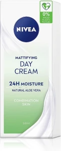 Nivea Матирующий дневной крем "Интенсивное увлажнение 24 часа" Mattifying Day Cream