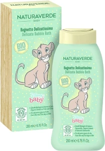 Naturaverde Піна для ванни дитяча з екстрактом вівса та ромашки Disney Baby Delicate Bubble Bath