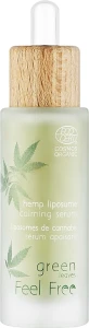 Feel Free Сыворотка для лица с экстрактом каннабиса Green Leaves Hemp Liposome Calming Serum