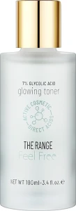 Feel Free Тонер для обличчя з гліколевою кислотою The Range 7% Glycolic Acid Glowing Toner