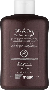 Maad Шампунь для волос с маслом чайного дерева Black Dog Tea Tree Shampoo