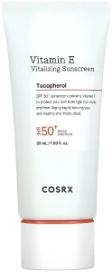 CosRX Сонцезахисний крем з вітаміном Е Vitamin E Vitalizing Sunscreen SPF 50+